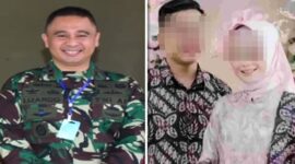 Foto Kolase : Letkol Lizardo Gumay dan dokter JA dan Istri IR (Ist)