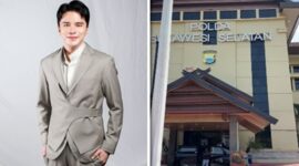 Foto Kolase : dr Oky Pratama, dan Kantor Polda Sulsel