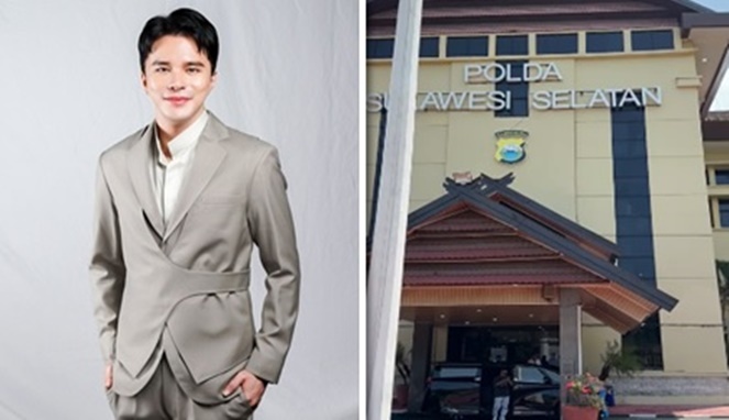 Foto Kolase : dr Oky Pratama, dan Kantor Polda Sulsel