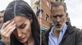 Kolase : Ratu Letizia dan Raja Felipe VI (Foto AP)