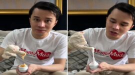 Foto Kolase : dr Oky Pratama memperlihatkan produk kosmetik SYR Glowing, krim siang dan krim malamnya yang mencurigakan.