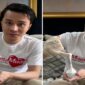 Foto Kolase : dr Oky Pratama memperlihatkan produk kosmetik SYR Glowing, krim siang dan krim malamnya yang mencurigakan.