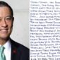 Foto Kolase : Tom Lembong dan Tulisan Surat dari Balik Jeruji