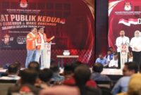 Dua pasangan calon, Danny Pomanto-Azhar Arsyad (DIA) dan Andi Sudirman Sulaiman-Fatmawati Rusdi (ANDALAN HATI).