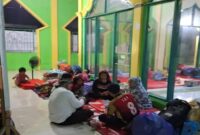 Kondisi Pengungsi di Masjid Jabal Nur Antang Blok 10