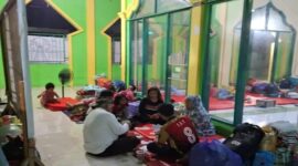 Kondisi Pengungsi di Masjid Jabal Nur Antang Blok 10