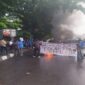 Aksi Demonstrasi Mahasiswa Muhammadiyah di DPRD Sulsel