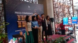 Manajemen Hotel Gammara Makassar Saat Konferensi Pers Kepada Awak Media
