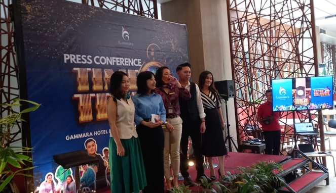 Manajemen Hotel Gammara Makassar Saat Konferensi Pers Kepada Awak Media