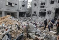 Bangunan-bangunan di Gaza Hancur Akibat Serangan Udara Israel (Ist)