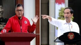 Foto Kolase : Sekjen PDIP Hasto dan Jokowi