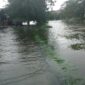 Penampakan Air di Kanal Borong Rata dengan Jalan