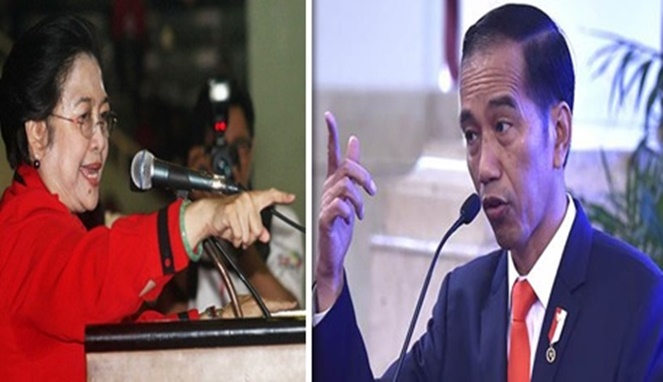 Foto Kolase : Mengawati Vs Jokowi