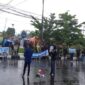 Aksi PMII Gowa di Bawah Rintik Hujan Menyuarakan Aspirasi dan Menolak Kenaikan PPN 12 Persen 