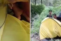 Foto Kolase : Pasangan Mesum Digerebek Warga di Tenda Kuning