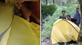 Foto Kolase : Pasangan Mesum Digerebek Warga di Tenda Kuning
