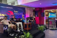 Konferensi Pers Livin by Mandiri Galesong Trail Run 2025 di Swiss-Belinn Panakkukang, Kota Makassar