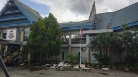 Penampakan Kantor Dinas Pendidikan (Disdik) Makassar Usai Terbakar