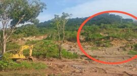 Tidak adanya pemasangan garis polisi di lokasi yang menjadi barang bukti dalam kasus penipuan jual beli tanah.