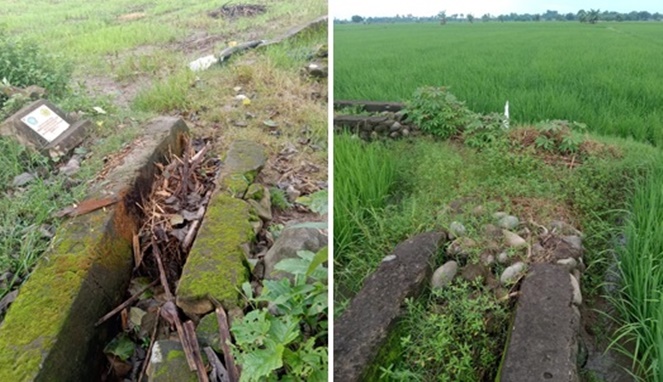 Foto Kolase : Proyek Irigasi di Gowa Tak Bertuan Mangkrak dan Jadi Bangkai Beton