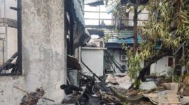 Ruang Perencanaan dan Keuangan Kantor Disdik Makassar Ludes Terbakar