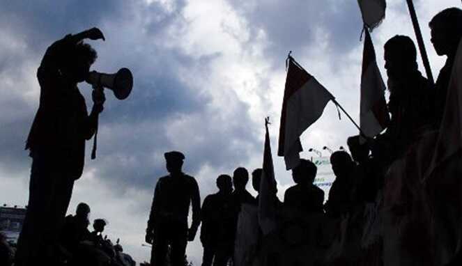 Foto Ilustrasi F-KRB Aksi Demonstrasi