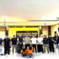 Dua Anggota Geng Motor Ditampilkan Polisi dari Enam Pelaku lainnya yang Masih di Bawah Umur