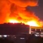 Foto Tangkapan Layar Video Warganet Glodok Plaza Kebakaran