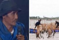 Foto Kolase : Nelayan Kholid dan Pagar Laut di Tangerang