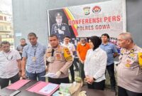 Kapolres Gowa mengungkapkan kronologi pembunuhan seorang gadis di Gowa bernama Putri Indah Sari Nurcahyani (Ist)
