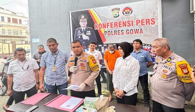 Kapolres Gowa mengungkapkan kronologi pembunuhan seorang gadis di Gowa bernama Putri Indah Sari Nurcahyani (Ist)