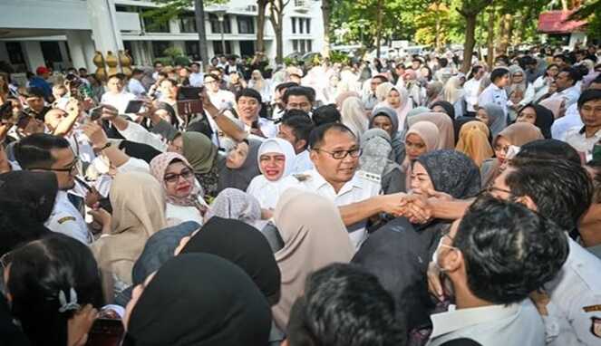 Danny Pomanto, berpamitan kepada seluruh jajaran pemerintah dan masyarakat Makassar (Foto Instagram)