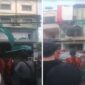 Foto Kolase : Suasan Eksekusi 11 Bangunan di Jalan AP Pettarani