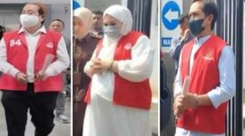 Foto Kolase : Tiga Owner Skincare Ilegal Diseret ke Rutan Makassar