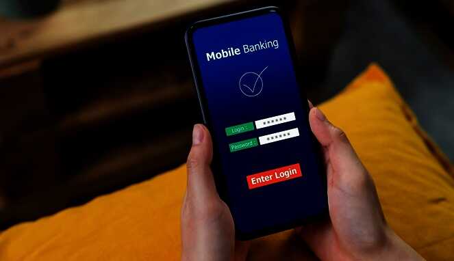 Foto Ilustrasi Link Aplikasi Bank Palsu