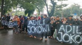 Demonstrasi Adili Jokowi Menggema (Ist)