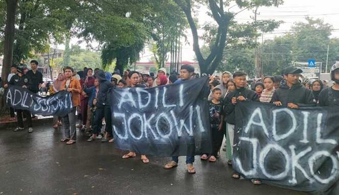 Demonstrasi Adili Jokowi Menggema (Ist)