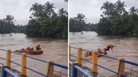 Foto Kolase Tim SAR Maros Terseret Arus Benudngan Lekopancing
