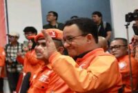 Anies Baswedan hadiri deklarasi Ormas Gerakan Rakyat (Foto TikTok Gerakan Rakyat)