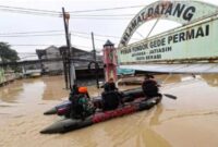 Banjir Melanda Perum Pondok Gede Permai, Kota Bekasi (Ist)