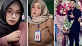 Foto Kolase : Bu Guru Salsa Viral Kini Sah Jadi Istri Lukman Hakim
