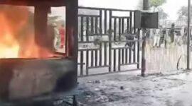 Suasana Demo Kawasan IMIP Morowali, Sulawesi Tengah