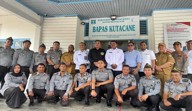 Anggota Komisi XIII DPR RI melakukan kunjungan langsung ke lapas Kutacane