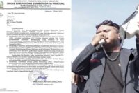 Foto Kolase : GMPH Sulsel dan Surat Teguran ESDM Sulsel untuk CV Cahaya Maemba