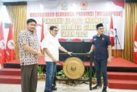 Suasana Musorprov ESI Sulsel Tahun 2025, di mana kepengurusan baru ESI Sulsel resmi ditetapkan.