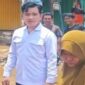 Gibran Rakabuming Raka ditolak emak-emak korban banjir di Bekasi. (Foto X.com)
