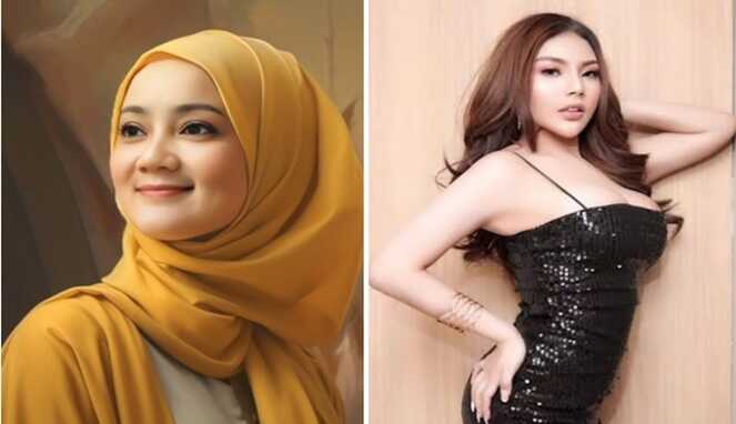 Foto Kolase : Istri Ridwan Kamil, Atalia Praratya dan Lisa Mariana