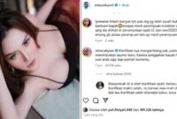 Foto Kolase : Lisa Mariana dan Komentar Netizen di Instagram Ridwan Kamil
