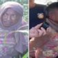 Foto Kolase : Lapi, pengedar sabu yang menyamar jadi emak-emak dicokok polisi