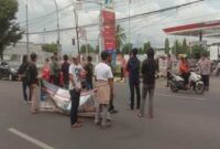 Aksi Demonstrasi Aliansi Mahasiswa (AMP) Tuntut Transparansi Distribusi BBM